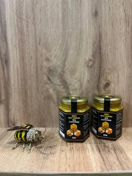 Куркума з медом зображення