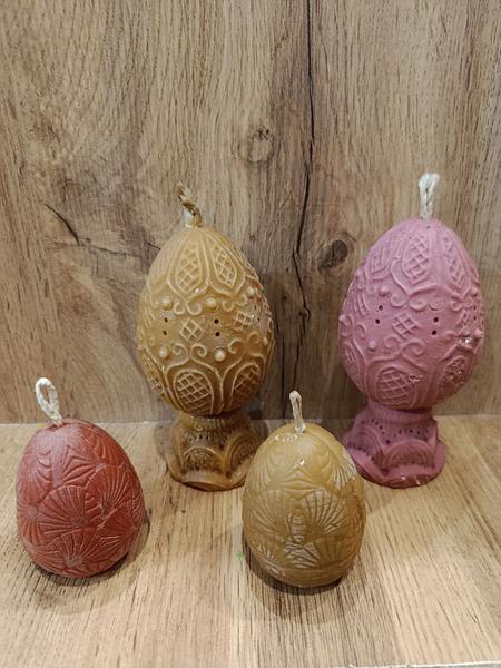 Кольорові воскові свічки - яйца Фаберже зображення