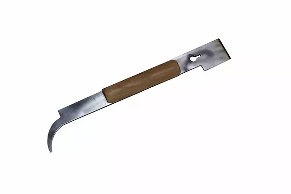 Стамеска  — цвяходер Козя ніжка (Американка) з ручкою, Н/Ж  зображення