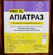 Апіатраз від варроатозу смужки проти кліщів для вуликів 430×300см Beewell 100шт