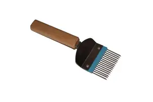 Вилка бджолярська з нержав.сталі з пластмасовою вставкою з прямою голкою н/ж