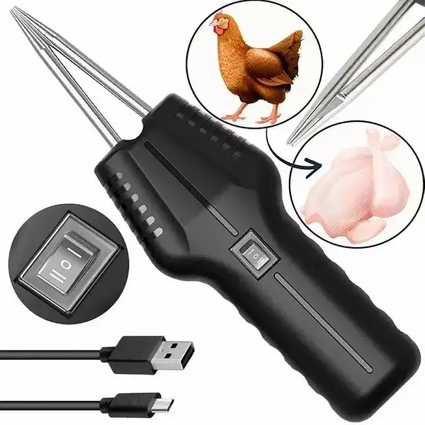 Электрический выщипыватель перьев USB  машинка для ощипывания кур уток гусей! зображення