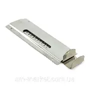 Льотковий загороджувач металевий 3-х елементний нижній 250х50 мм