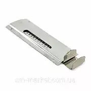 Льотковий загороджувач металевий 3-х елементний нижній  250х50 мм зображення