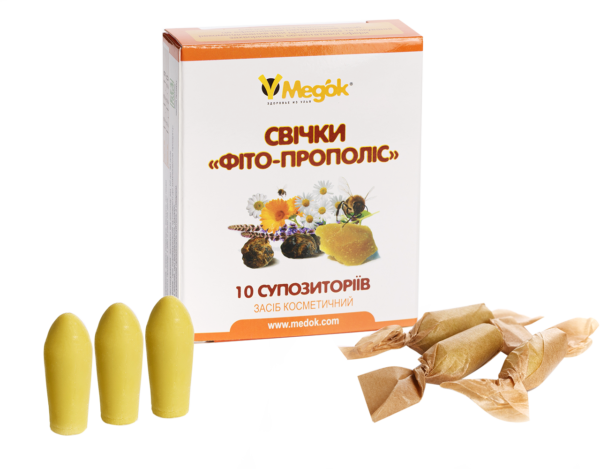 Фіто свічки з прополісом