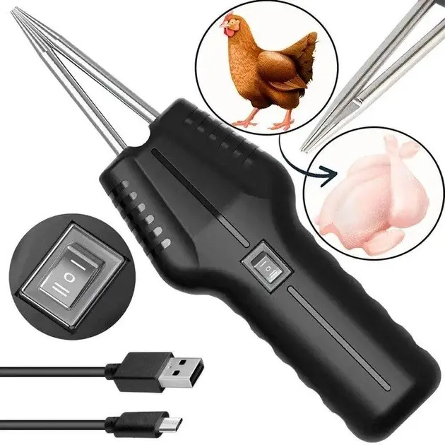 Электрический выщипыватель перьев USB  машинка для ощипывания кур уток гусей!