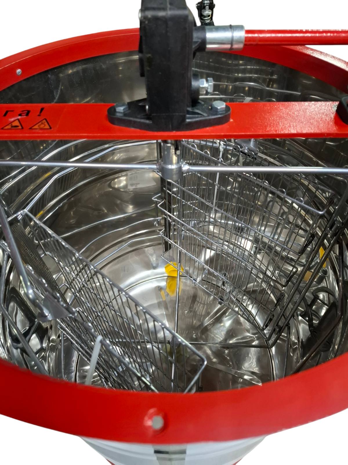 Медогонка 2-х рамкова з поворотом касет, Ø 540